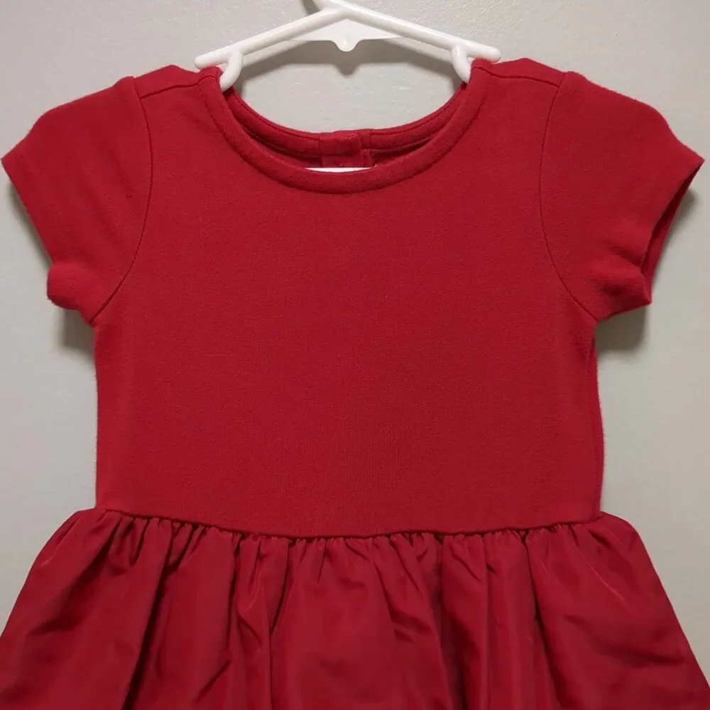 Ralph Lauren Red Dress With Diaper Cover - Baby Girls Size 9 Months